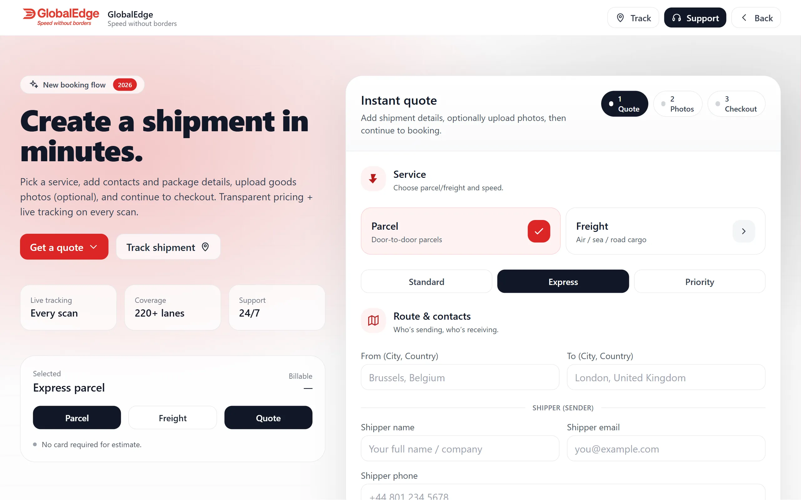 Create Shipment